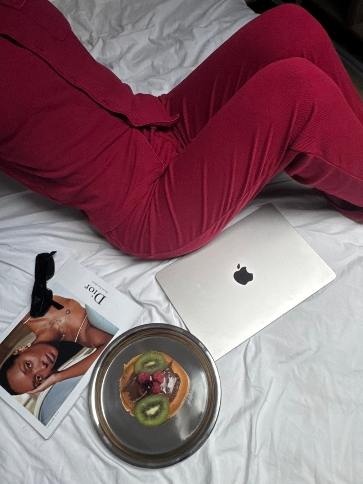 Burgundy Pyjama Set
