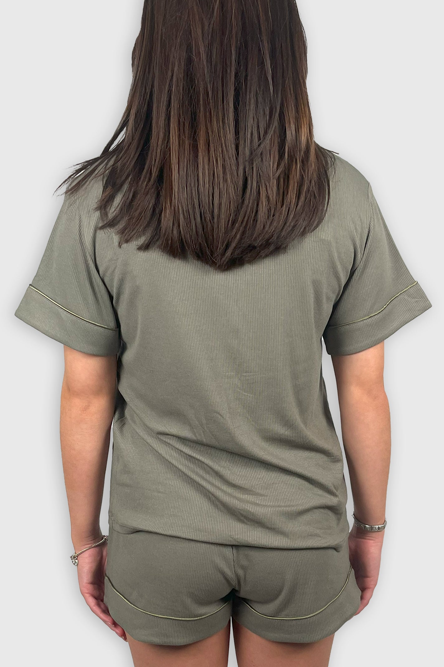 Stone Olive - Short Sleeve Top