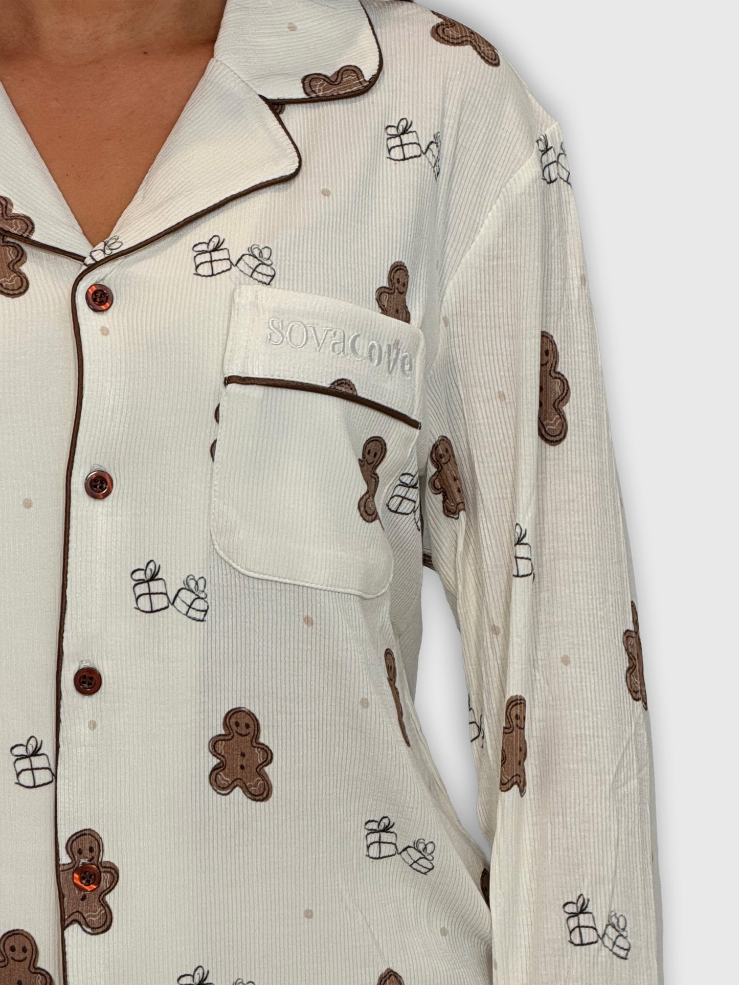 Gingerbread Man Pyjama Set