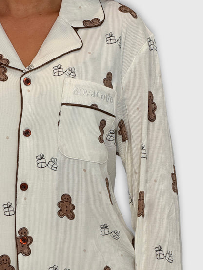 Gingerbread Man Pyjama Set