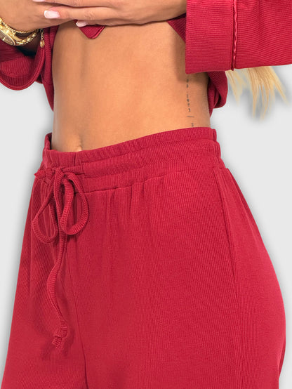 Burgundy Pyjama Set