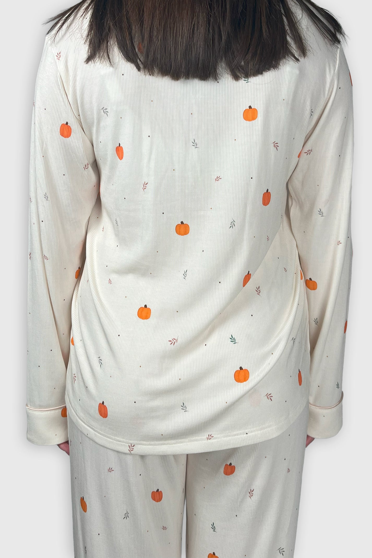 Long Pumpkin Pyjama Set